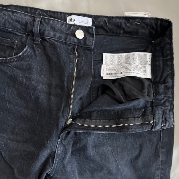NWT - Zara Women’s High Rise Straight Ankle Length Jeans - Size 10 - Picture 3 of 9